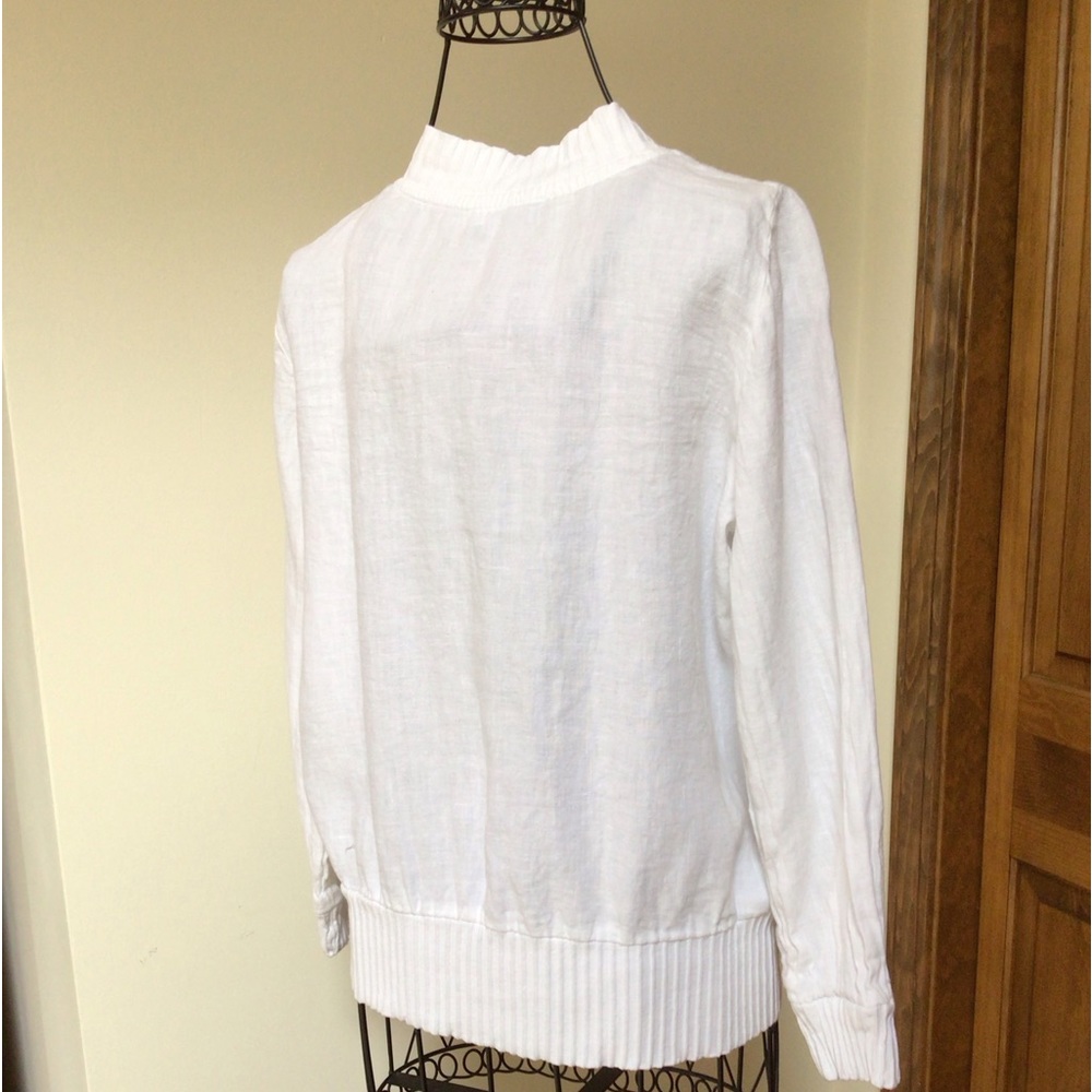 Fenini linen jacket, White, XS - Picture 5 of 6